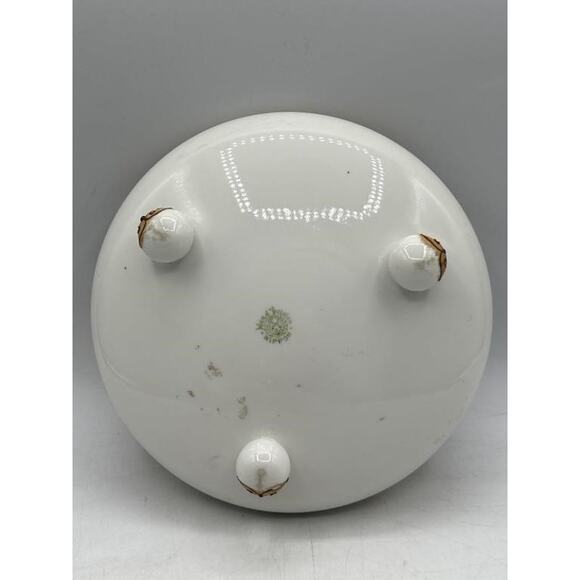 Antique Nippon Morimura Hand Painted Footed Bowl Hazelnut Pinecone RARE! - Picture 8 of 11